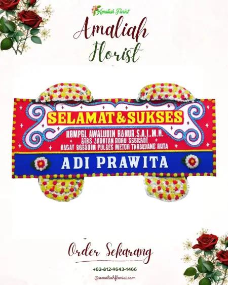 Papan Bunga Ucapan Selamat Jambu